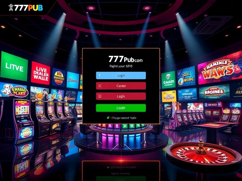 Explore the premier gambling experience at 777pub.com. Learn how to login, register, and access exclusive casino games, bonuses, and secure betting options tailored for all players.